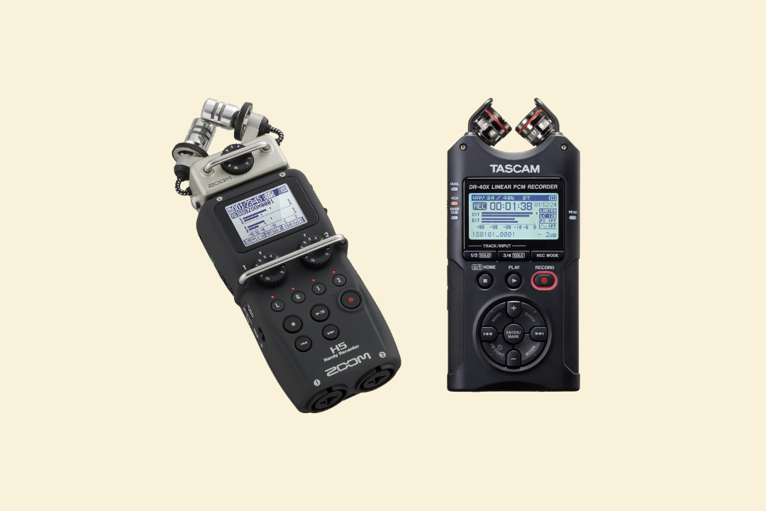 zoom-h5-vs-tascam-dr40x